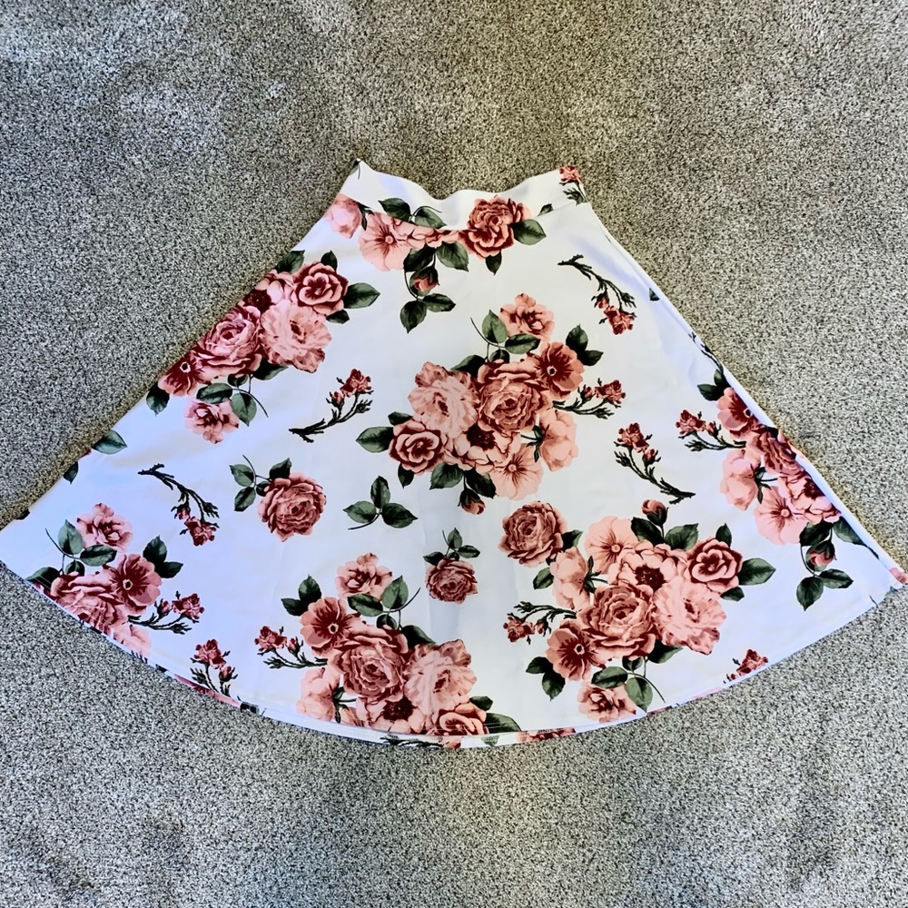 Floral A-like Skirt